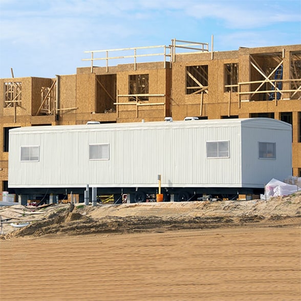 we offer a variety of construction & jobsite shower trailers, including single-unit and multi-stall options